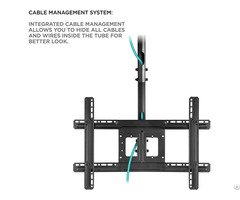 Ceiling Tv Mount Bracket Height Adjustable For 32 To 70 Inch Led Lcd Tvs