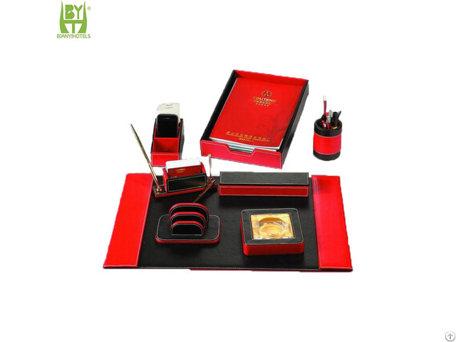 Office Table Accessories Hotel Desk Organizer Set