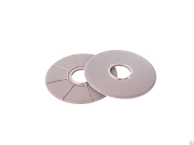 12inch O D Metal Fiber Leaf Disc Filter For High Viscosity Melt Filtration