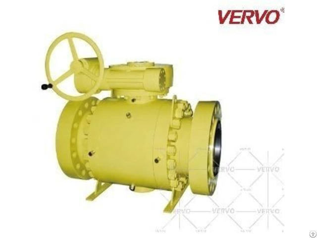 Rtj Flanged Trunnion Ball Valve