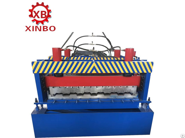 Glazed Tile Making Ridge Metal Siding Corrugated Sheet Roof Roll Forming Machine