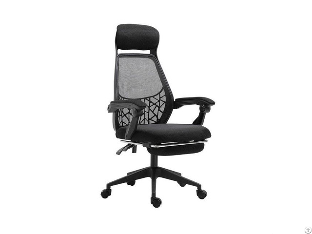 Black Mesh Swivel Chair