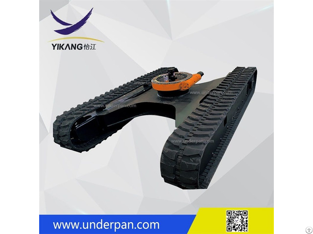 Rubber Track Undercarriage With Slewing Bearing For Drilling Excavator Machinery Parts