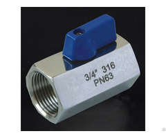 R400 1000psi Mini Ball Valve Ff