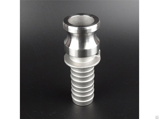 Stainless Steel Cam And Grooves Type E Hose Adapter