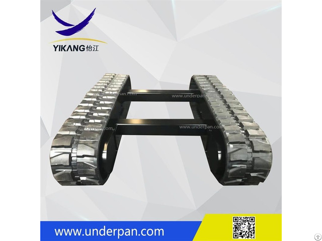 Crawler Rubber Tracked Undercarriage For Drilling Rig Excavator Crusher Parts