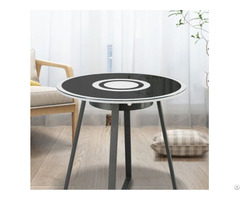 Smart Side Table With Bluetooth Active Speaker Usb And Led Lights Modern