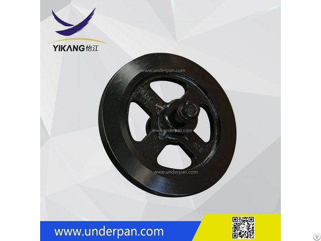 Mst800 Front Idler Roller For Morooka Machinery Rubber Track Undercarriage