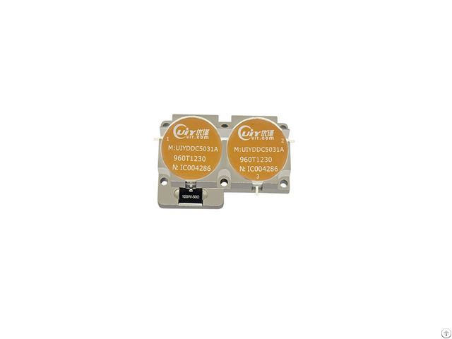 Dual Junction Circulator With High Isolation Operating From 200 3600mhz Tab Connector
