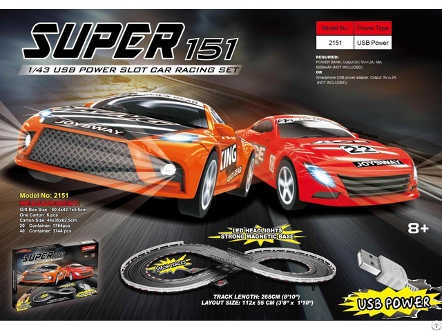 Super 151 Usb Power Slot Car