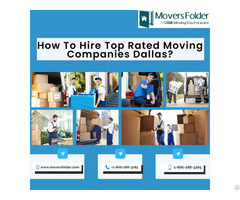 How To Hire Top Rated Moving Companies Dallas