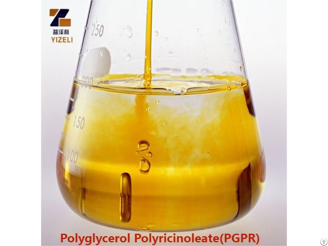 Emulsifier Polyglycerol Polyricinoleate Pgpr E476