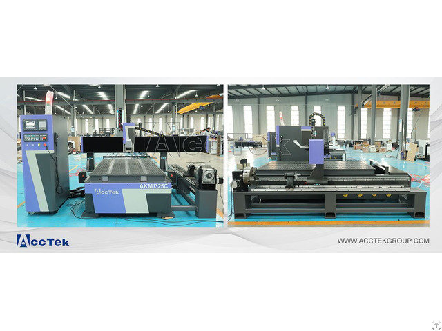 Cnc Router Machine With Rotary Axis Akm1325c
