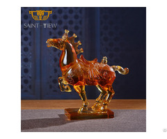 Liuli Factory Directly Selling Tang Dynasty Large Horse Sculpture