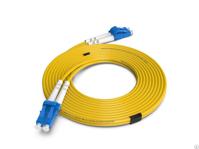 Lc Dx 3 0mm Os2 Optical Fiber Patch Cord