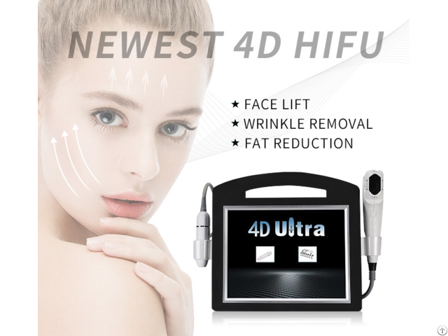 Ultrasound 2 In 1 4dhifu Machine For Fat Reduction Face Lift Wrinkle Removal