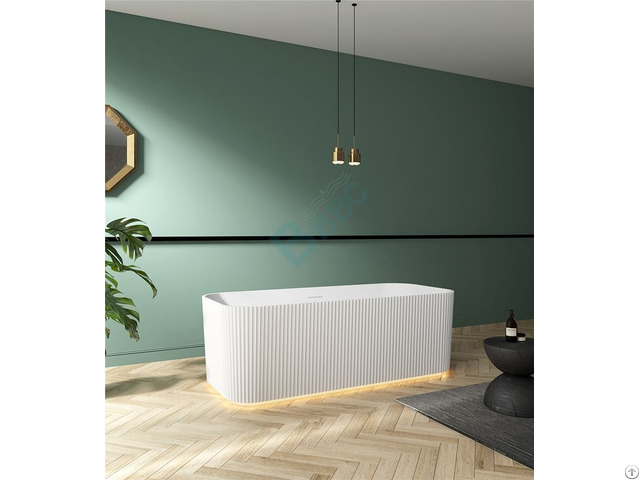 Acrylic Free Standing Bathtub With Led