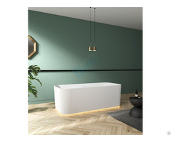 Acrylic Free Standing Bathtub With Led