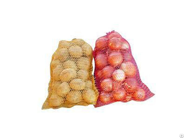 Large Raschel Mesh Bag Packing Vegetables Like Potatoes Onions
