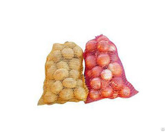 Large Raschel Mesh Bag Packing Vegetables Like Potatoes Onions