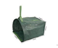 Reusable Garden Waste Refuse Bag Pp Or Pe Plastic Leaf Collecting Trash Sacks