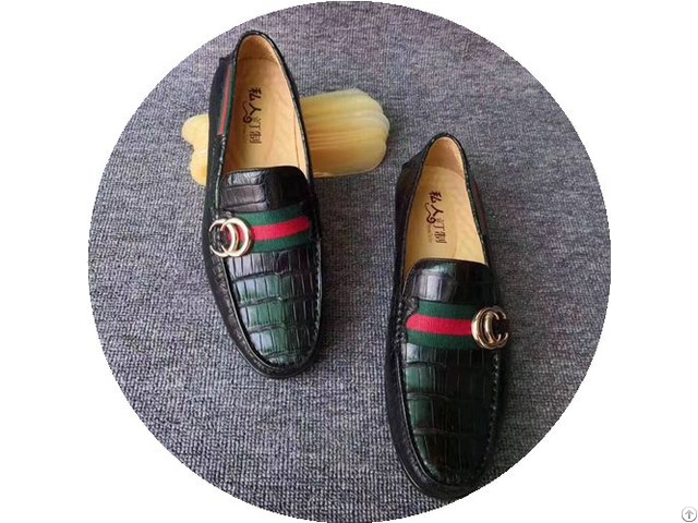 The Slip On Pedal Beanie Crocodile Pattern Sailing Shoes