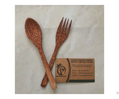 High Quality Natural Coconut Wood Cutlery Set At The Best Price From Vietnam