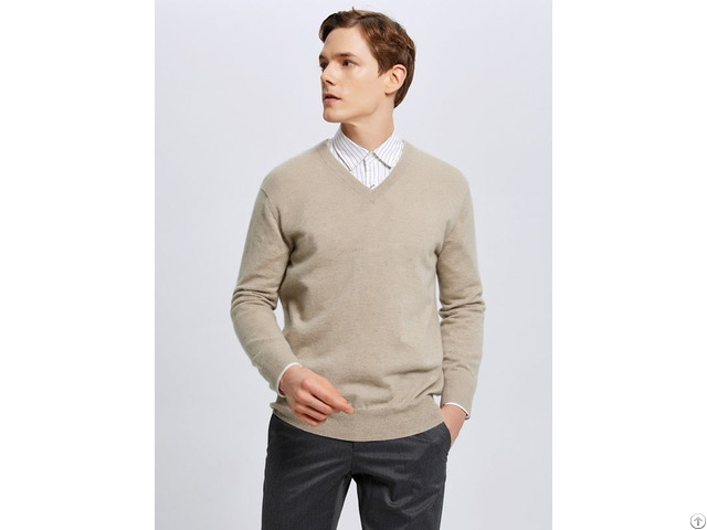 Wholesale Customized Mens Cashmere Merino Sweater