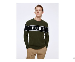 Wholesale Mens 100% Merino Wool Sweater Pulovers