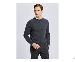 Mens Plain 100% Cashmere Jumper