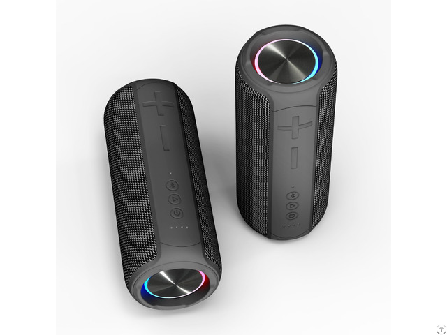 Ozzie 12w Waterproof Portable Wireless Loud Outdoor Bass Colorful Bluetooth Speaker E200ml
