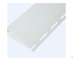 Pvc Exterior Wall Panel Vinyl Siding Accessories Wide J Shape Strip