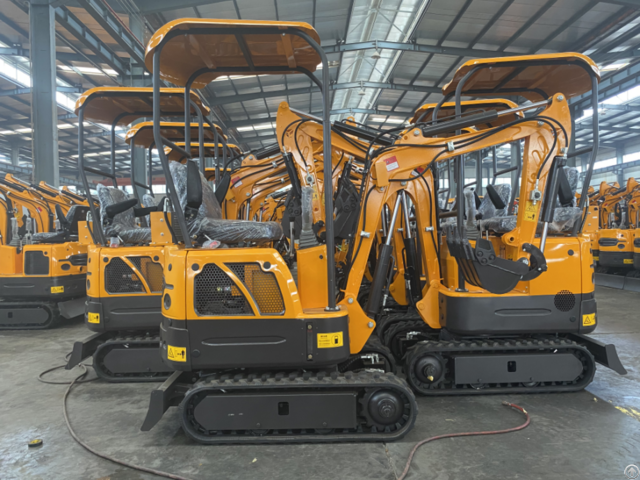 High Quality 1 Ton Mini Crawler Excavator Diesel Engine Small Digger Excavators