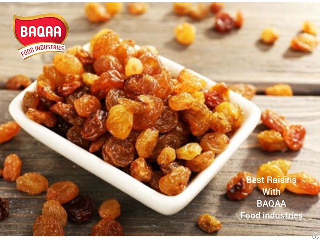 Best Raisins With Baqaa Food Industries