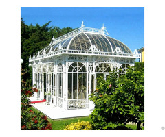 Garden Victorian Wrought Iron Glass Greenhouse