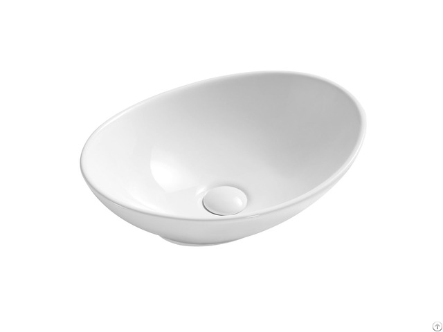 Cupc Certified Bathroom White Porcelain Ceramic Countertop Wash Basin