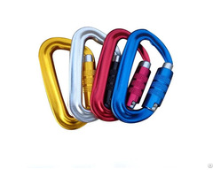 12kn Twist Lock Aluminum Carabiner Hook Clip