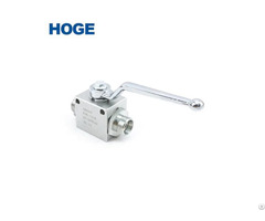 High Pressure Hydraulic Ball Valves