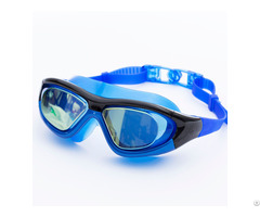 Hd Waterproof Anti Fog Glasses Male And Female Adult Plating Lens Swimming Goggles