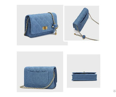 High Quality Rhombus Chain Bag Fashion Denim