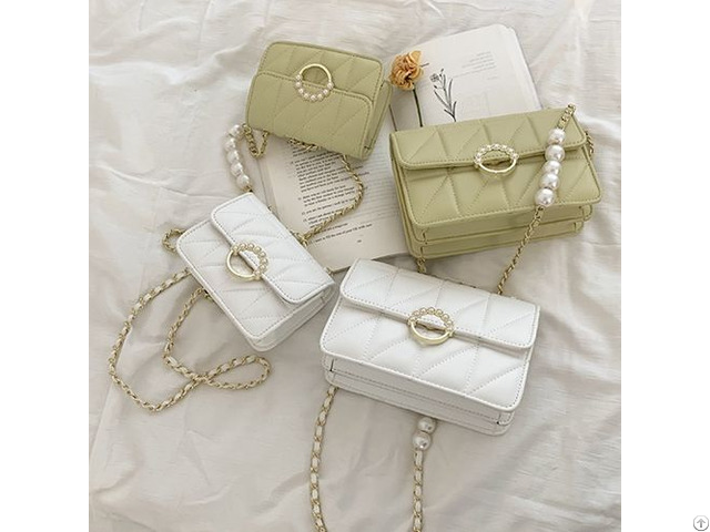 New Trendy Fashion Rhombus Chain Bag