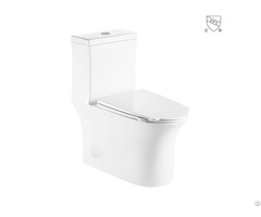 Cupc Certified Back To Wall High Efficiency One Piece Elongated Toilet