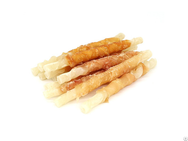 Dog Chicken Wrapped Milk Stick Oem