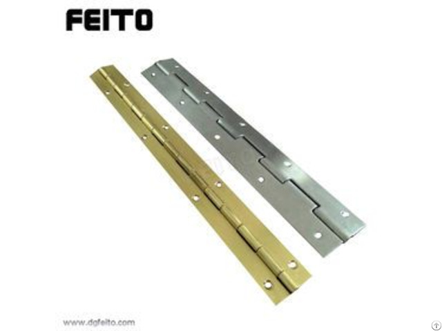 Furniture Metal Hardware Continuous Stainless Steel Piano Hinge With Hole