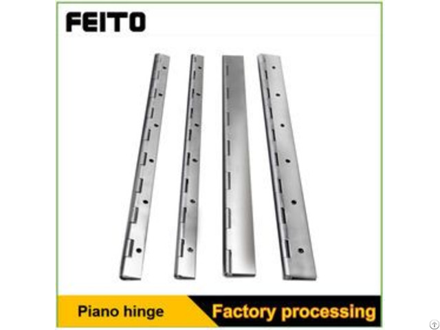 Stainless Steel Piano Hinges In Customized Deep Drawn Sheet Metal Stamping Parts
