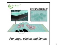 Suede Rubber Comfortable Exercise Fitness Pilates Yoga Mat
