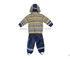 Kids Pu Rainset Welded Seam Waterproof