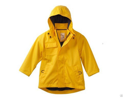 Kids Pu Rain Coat Oeko Tex 100 Welded Seam