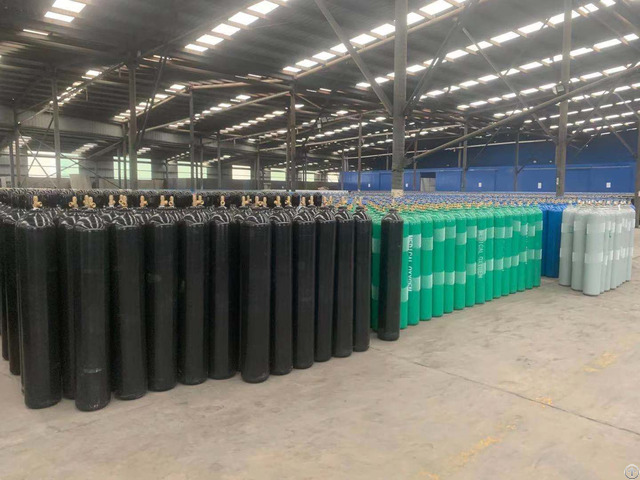 Seamless Steel Gas Cylinders 5 50l Oxygen Cylinder With Valve