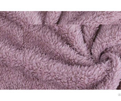 Durable Color Easy Cleaning Coral Fleece Fabric